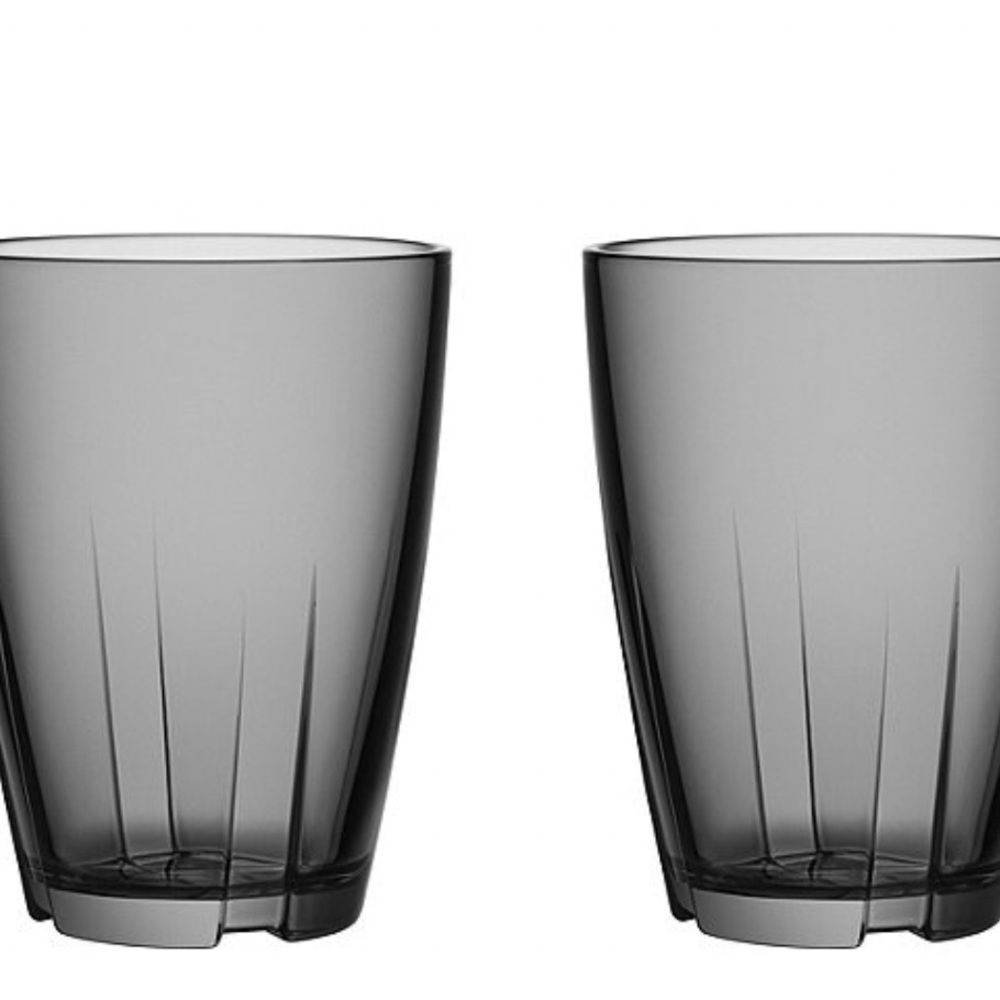 Kosta Boda Bruk Large Tumbler, Set of 2 (1 set available)